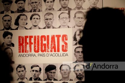 Inauguració de l'exposició 'Refugiats, Andorra país d'acollida'