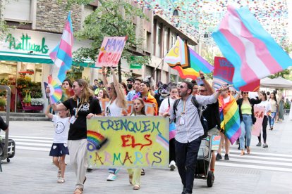 Una manifestació convocada per Diversand.