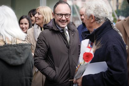 El cap de Govern, Xavier Espot, ahir a Andorra la Vella.