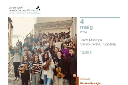 Cartell dels concerts d'orquestra simfònica