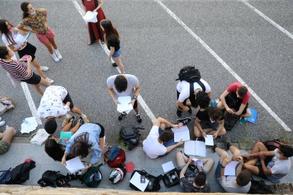 Alumnes de l’institut espanyol de la Margineda.