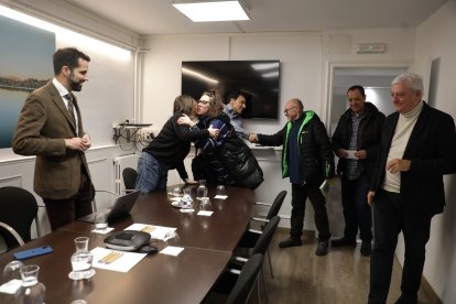 Una reunió del consell econòmic i social.