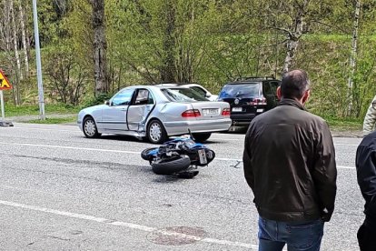 Accident a La Massana.