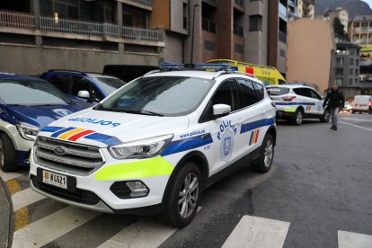 Un vehicle de la policia.