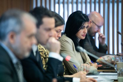 Carine Montaner, líder d'Andorra Endavant, al Consell General