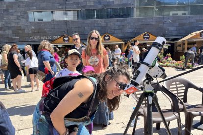 Observació del sol a les Fontetes.