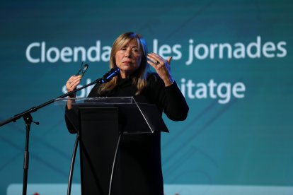 Marsol durant la intervenció a les darreres Jornades d’habitatge.