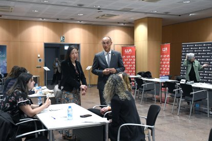 El secretari d’Estat Jordi Puy al Job Meeting.