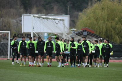 Entrenament de l’FC Andorra.