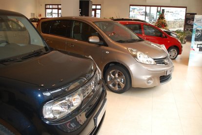 Vehicles en un concessionari