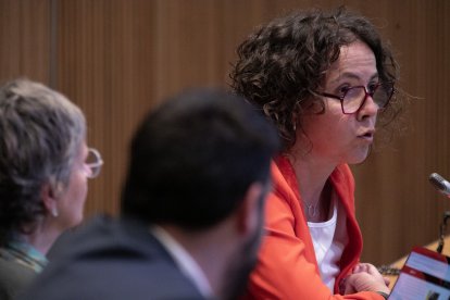 Judith Casal en la intervenció d'aquesta tarda al Debat d'Orientació