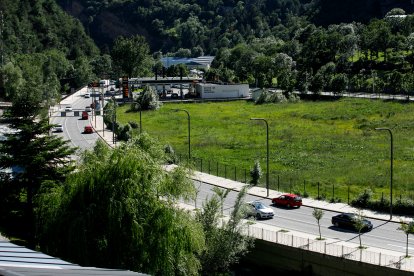 Zona de la Margineda on es construirà el macrocomplex comercial.