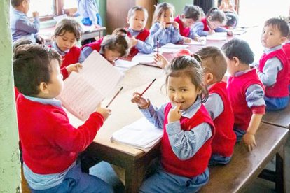 Una de les obres de la Fundació Kailash Home