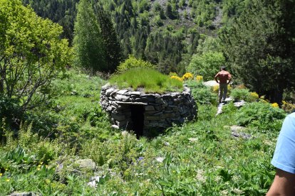 Una cabana de pastors al parc natural.