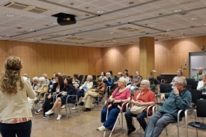 Un  moment de la jornada en què es van presentar es resultats del programa.