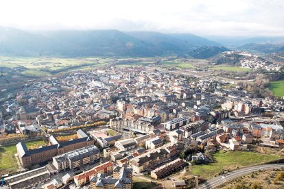 Una vista panoràmica de la ciutat de la Seu d’Urgell.