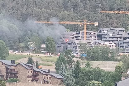 El foc d’ahir a la Querola.