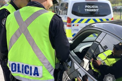 Un control d’alcoholèmia.