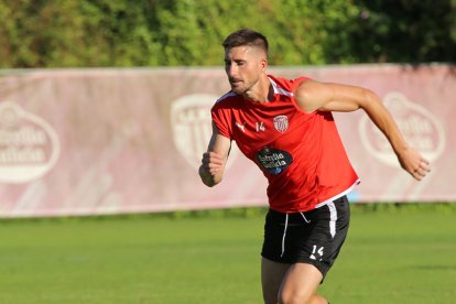 Morgado, en un entrenament de la temporada passada.