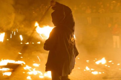 El foc va ser protagonista anit a la Massana