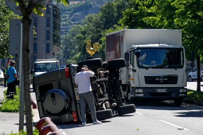 Totterreny bolcat al carrer de l'Obac.

Foto: Fernando Galindo