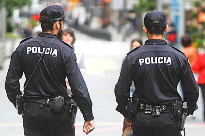 Agents de la policia.