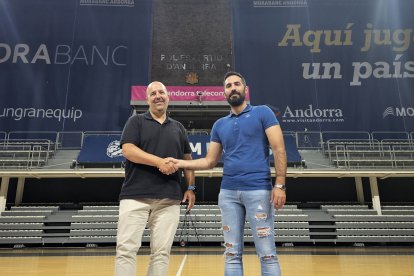 Aixàs i González al Poliesportiu d'Andorra