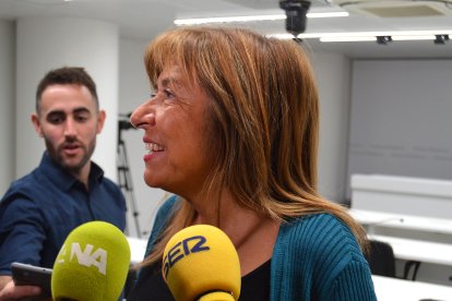 La ministra Conxita Marsol avui al Consell Econòmic i Social