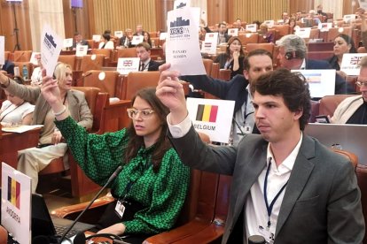 La delegació andorrana.