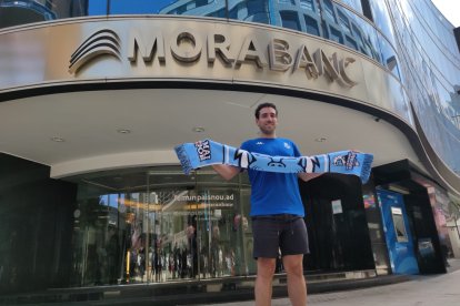 El nou base del MoraBanc Andorra, Ferran Bassas, ha estat presentat aquesta tarda