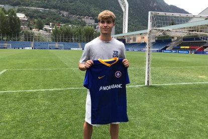 Josep Cerdà, presentat com a nou jugador de l'FC Andorra