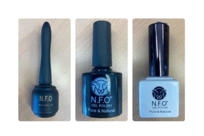 Esmalts de la marca N. F. O. retirats