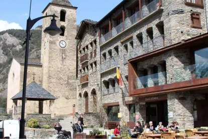 Façana del comú d'Ordino