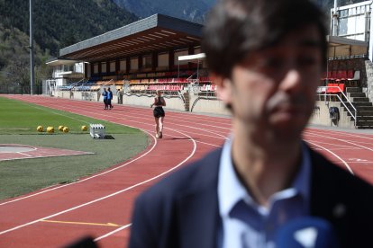 La pista de l’Estadi Comunal.