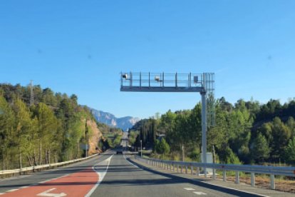 El radar de tram situat a la C-14.