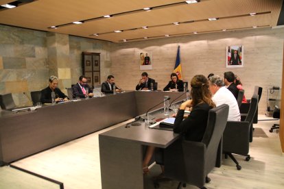 Sessió de consell de comú d’ahir.