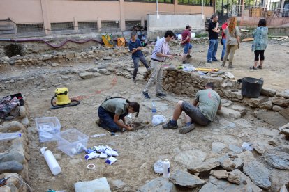 Un moment de les excavacions.