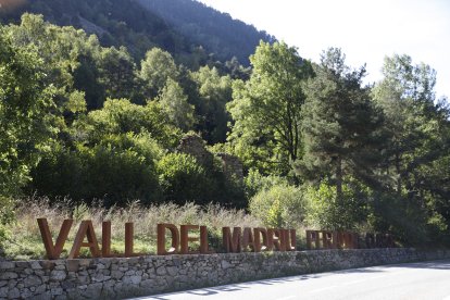 Entrada de la vall del Madriu.