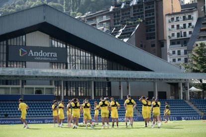 Entrenament al Nacional.