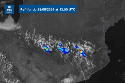 L'arribada d'un petit embossament d'aire fred portarà ruixats tempestuosos