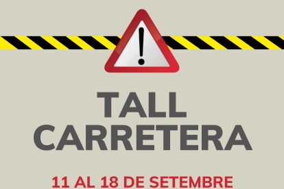 Cartell informatiu del tall.