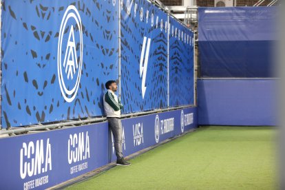 El tècnic basc Eder Sarabia a l’Estadi Nacional.