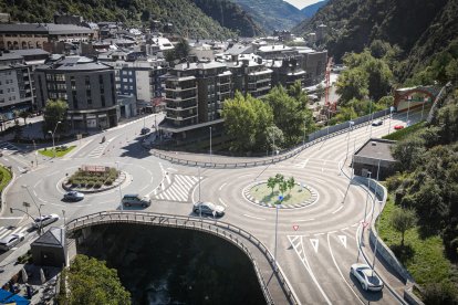 Imatge virtual de com quedarà el vial de Sant Julià amb el túnel de Rocafort.