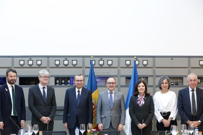 El cap de Govern, Xavier Espot, ha presidit amb el prefecte Pierre-André Durant la trobada del 8è diàleg transfronterer Andorra-Occitània