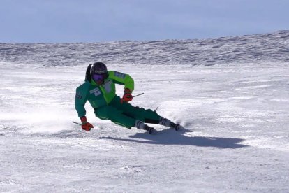 Joan Verdú a Nova Zelanda, en un dels seus primers entrenaments.