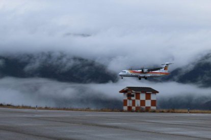 Un dels avions que fan la ruta a Palma.