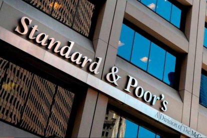 La façana de l'agència Standard & Poor's.