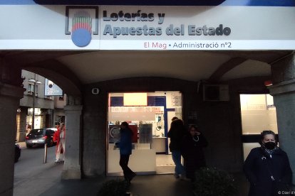 L'Administració de loteria número 2 d'Andorra la Vella, situada al carrer Doctor Nequi, 2, on s'ha validat la butlleta