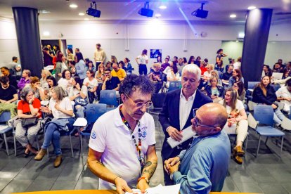 Assemblea del comitè d’empresa del SAAS, aquest maig.