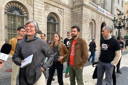 Presentació de la manifestació per un habitatge digne als Pirineus